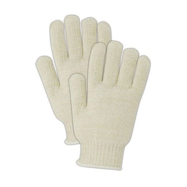 Magid Machine Knit Gloves, Natural, M T153C - main